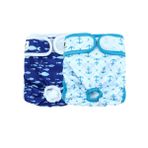 Hi Sprout Kadın Köpek Bezi Yeniden Kullanılabilir Yıkanabilir Dayanıklı Emici Bez Köpek Bezi Pantolon - Retro Çiçekler S