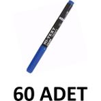 Hi-Text 60 Adet Ohp Asetat Kalemi Mavi 780-SM S Ince Uçlu Permanent