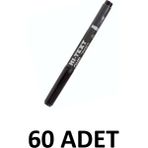 Hi-Text 60 Adet Ohp Asetat Kalemi Siyah 780-SM S Ince Uçlu Permanent