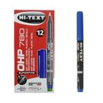 Hi-Text 780 S Mavi 12 Adet Asetat Kalemi