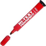 Hi-text Kesik Uçlu Kırmızı Permanent Marker