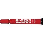 Hi-Text Permanent 830PC Kırmızı Kesik Uç Markör