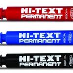 Hı-Text Permanent Kalem Kesik Uç Mavi