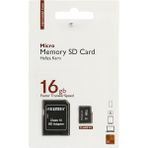 HiboTekno Adaptörlü 16 GB Micro Sd Hafıza Kartı, Class 10, Uhs-I, Yüksek Hız, Full Hd Video Kayıt Geniş Kullanım Alanı - RENK