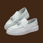 Hidayet Özel %100 Hakiki Deri Ortopedik Erkek Rahat Günlük Yeni Sezon 1.sınıf Ayakkabı 40-44 - Beyaz