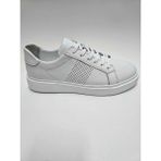 Hidayet Özel Deri Bağcıklı Kalın Hafif Beyaz Tabanlı Günlük Erkek Ayakkabı C-912108 - 44