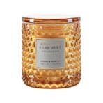 Hidden Label Amber & Vanilya Kokulu Mum, Doğal Soya Mumu,% 100 Pamuk Kurşunsuz Fitil, Ev Kokulu Mumlar, 10oz 65 Saat Yanma süresi, Kadınlar ve Erkekler için Mum Hediyeleri.