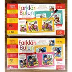 Hidden Objects Gizlenmiş Nesneleri Ara Bul ve Işaretle Yazılıp Silinebilir Kalem Hediyeli 2'li Set