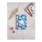 hiddenpaperco Çiçekli Bez Ciltli Defter / Çizgili