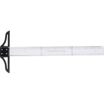 Hidex Akrilik T Cetveli 60 Cm (Sökülebilir Başlıklı)