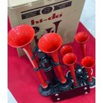 HİDO HD450C Altı Borulu Ultra Yankılı Havalı Dadan Korna - 12V TAKSİ TRAKTÖR