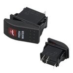 Hidrafor Sembollü Işıklı 3 Pinli On-Off 12-24V Marin Switch