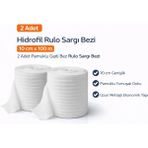 Hidrofil Rulo Sargı Bezi 10 cm x 100 M 2 Adet Pamuklu Gazlı Bez Rulo Sargı Bezi
