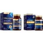 Hidrolize Hyaluronic Acid 30 Tablet+Vitamin Max C , D, Zinc 60 Tablet - --