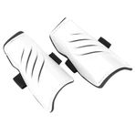 Hidyliu Futbol Dizlik, 1 Çift Çocuk Futbolu Spor Shinguards Çocuk Futbol Topu Dizlik Koruyucu Bacak Koruyucu (Beyaz)