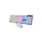 Hietech Kablolu Usb Gaming Oyuncu Klavye Mouse Set Türkçe Q Klavye Multi Fonksiyonlu Reinbow Aydınlatmalı