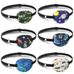 Hifot 6 adet ambliyopi göz kapağı çocuk erkek çocuk, ambliyopi çocuk düzeltme ortopedik göz kapağı tıbben tokalı şaşı için, gözlük kapağı göz yaması tembel göz için