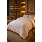 HİG HOME LuxeSleep Çift Kişilik Microfiber Yorgan – Sıcacık Ultra Yumuşak Kuş Tüyü Hissi