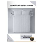 HİG HOME Tek Kişilik Pamuklu Microfiber Yorgan