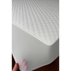Hig Store Desert Touch Full Kenar Su Sıvı Geçirmez Yatak Koruyucu Alez - 120 x 200 cm - Beyaz