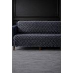 Hig Store Lüks Şönil Kaydırmaz Yıkanabilir Sakallı Koltuk Örtüsü - Çekyat Örtüsü - Oturma ve Sırt 170X210 Ebat - 170 x 210 cm - Antrasit
