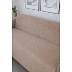 Hig Store Tavşan Tüyü Ithal Bubble Ultra Yumuşak Kaymaz Yıkanabilir Koltuk/çekyat Örtüsü 170X210 Büyük Ebat - 170 x 210 cm - Bej