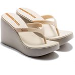 High Fashion Fem Kadın Parmak Arası Terlik Bej 35/40