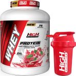 High Nutrition Whey Protein 2280 gr Ahududu Aromalı Protein Tozu 24 gr Protein 76 Servis Shaker Hediye