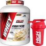 High Nutrition Whey Protein 2280 gr Beyaz Çikolata Aromalı Protein Tozu 24 gr Protein 76 Servis Shaker Hediye