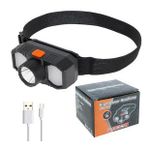 High Power Headlamp USB Şarj Edilebilir Su geçirmez Yüksek Güç Kafa Lambası Led Işık Feneri