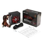 High Power HPE-500BR-A12S 500 W Eco 80+ Bronze 12 cm Kırmızı Fan 38A Güç Kaynağı