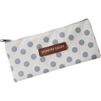 High Quality Shoe Bag Tuval Kalem Kutusu Basit Çizgili Izgara Düz Renk Kalem Çantası Kalem Kılıfı Ofis Okul Öğrencileri Malzemeleri (Yurt Dışından) - Taba - Beyaz