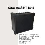 High Tone Ht-15Bl Bluetoothlu Gitar Amfisi (15W) | Kablosuz Müzik Eşliği Çift Girişli Tasarım Güçlü Bass Ve Tiz Kontrolü