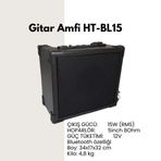 High Tone Ht-15Bl Bluetoothlu Gitar Amfisi (15W) | Kablosuz Müzik Eşliği Çift Girişli Tasarım Güçlü Bass Ve Tiz Kontrolü