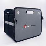 Higher Gear Products Otomobil, SUV, Sedan, Kamyon için yüksek vitesli bagaj düzenleyici - Araba organizasyonu için tercih edilen bagaj düzenleyicileri veya otomobil için market düzenleyici, file cepler, güçlendirilmiş saplar, sert katlanır alt kısım