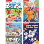 Highlights for Children Öne Çıkanlar Gizli Resimler Çıkartma 3-6 Yaş Çocuklar için Eğlenceli Çıkartma Kitapları, 4'lü Çıkartma Kitabı Paketi, 64 Sayfa Arama ve Bul Çıkartma Etkinlikleri, Kitaplar Boyama Kitabı Olarak İkiye