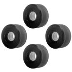Highquality Pu 70x42mm Kaykay Tekerlekleri 80A Longboard Cruiser Wheels Yedek Parçaları Pateni meraklıları Için (BLACK)
