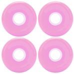 Highquality Pu 70x42mm Kaykay Tekerlekleri 80A Longboard Cruiser Wheels Yedek Parçaları Pateni meraklıları Için (PINK)