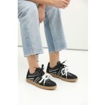 HİGHRUN Çift Bağcıklı Retro Kadın Sneaker Ayakkabı