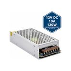 Hightek 12V 10A Metal Kasa Adaptör | 120W Dc Güç Kaynağı | Kalın Gövde