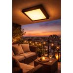 Hightek 24 Watt Siyah Sıva Üstü 3000K Sarı Işık LED Panel - 3000K - Gün Işığı