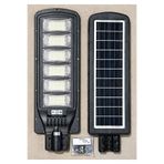 Hightek 600W Solar Sokak Lambası | Sensörlü, Kumandalı, IP65 Su Geçirmez Güneş Enerjili Bahçe Aydınlatma