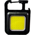 Hightek Napolyon Mini Cob LED Şarjlı 500 Lümen 4 Işık Modlu Anahtarlık ve Şişe Açacağı Özellikli - Siyah