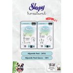 Hijyenik Ped Gece 18'Li Ve Normal 24'Lü Bio Natural Sleepy Ve Rosie