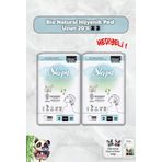 Hijyenik Ped Uzun 20'Li Sleepy Bio Natural X 2 Ve Rosie