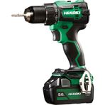 Hikoki DV18DE-5.0 18 V 5.0 Ah 70 Nm Çift Akülü Şarjlı Darbeli Kömürsüz Matkap