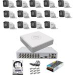 Hikvision 14 Kameralı Güvenlik Kamera Hazır Set 2tb 7/24 Hdd-2tb Kayıt Kapasiteli Sistem