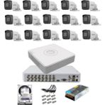 Hikvision 15 Kameralı Güvenlik Kamera Hazır Set 2tb 7/24 Hdd-2tb Kayıt Kapasiteli Sistem