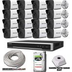 Hıkvısıon 16 Kameralı 4 mp Ip Kamera Seti 1440P Mikrofonlu 2 Tb Hdd