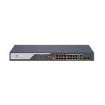 Hıkvısıon 16Port Poe 225W 2-Sfp 2-Uplink 10/100 Yönetilemez Switch Ds-3E0318p-E©